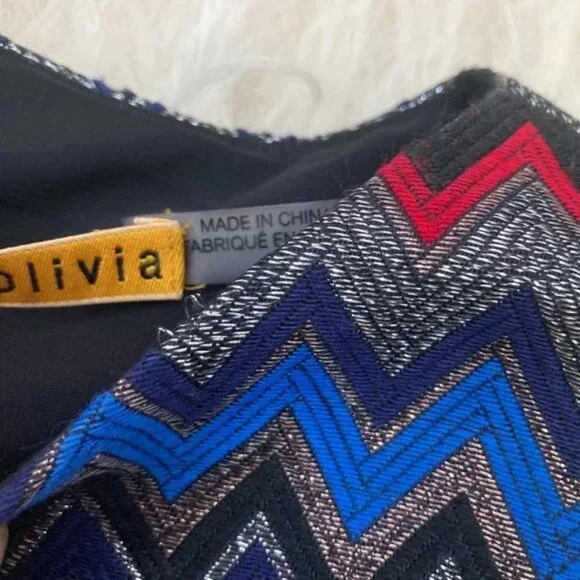 ALICE + OLIVIA Striped Mini Dress - Picture 7 of 14